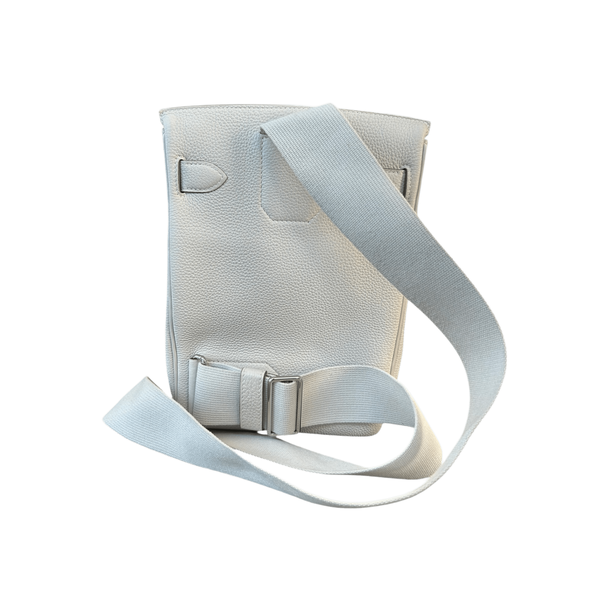 Hermes Light Grey HAC A Dos Crossbody Backpack - Morely TrendsHermes Type here:)