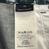 Louis Vuitton Blue Bleached Bandana Monogram Denim Shorts - Morely TrendsLouis Vuitton Type here:)