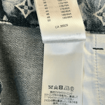 Louis Vuitton Blue Bleached Bandana Monogram Denim Shorts - Morely TrendsLouis Vuitton Type here:)