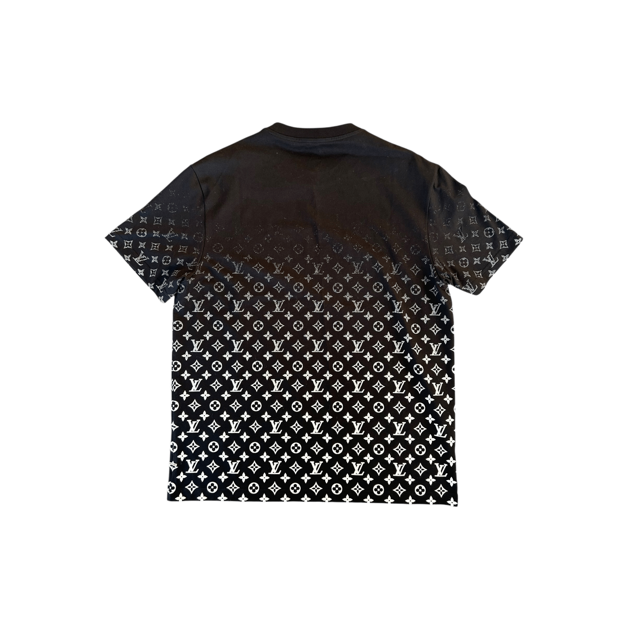 Louis Vuitton Black & White Monogram Gradient T-Shirt - Morely TrendsLouis Vuitton Type here:)