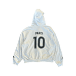 Balenciaga White & Black Soccer Logo Zip Up Hoodie - Morely TrendsBalenciaga Type here:)