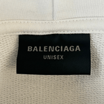 Balenciaga White & Black Soccer Logo Zip Up Hoodie - Morely TrendsBalenciaga Type here:)