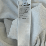 Balenciaga White & Black Soccer Logo Zip Up Hoodie - Morely TrendsBalenciaga Type here:)