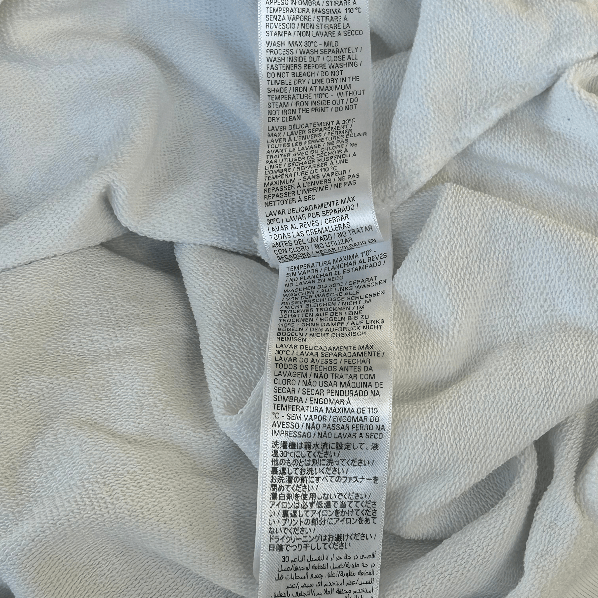 Balenciaga White & Black Soccer Logo Zip Up Hoodie - Morely TrendsBalenciaga Type here:)