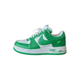 Louis Vuitton Nike Green & White Monogram Air Force 1 - Morely TrendsLouis Vuitton Type here:)