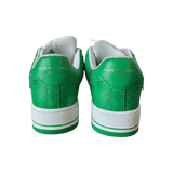 Louis Vuitton Nike Green & White Monogram Air Force 1 - Morely TrendsLouis Vuitton Type here:)
