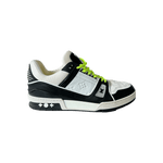 Louis Vuitton Black & White Monogram Trainers - Morely TrendsLouis Vuitton Type here:)