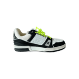 Louis Vuitton Black & White Monogram Trainers - Morely TrendsLouis Vuitton Type here:)
