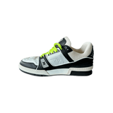Louis Vuitton Black & White Monogram Trainers - Morely TrendsLouis Vuitton Type here:)