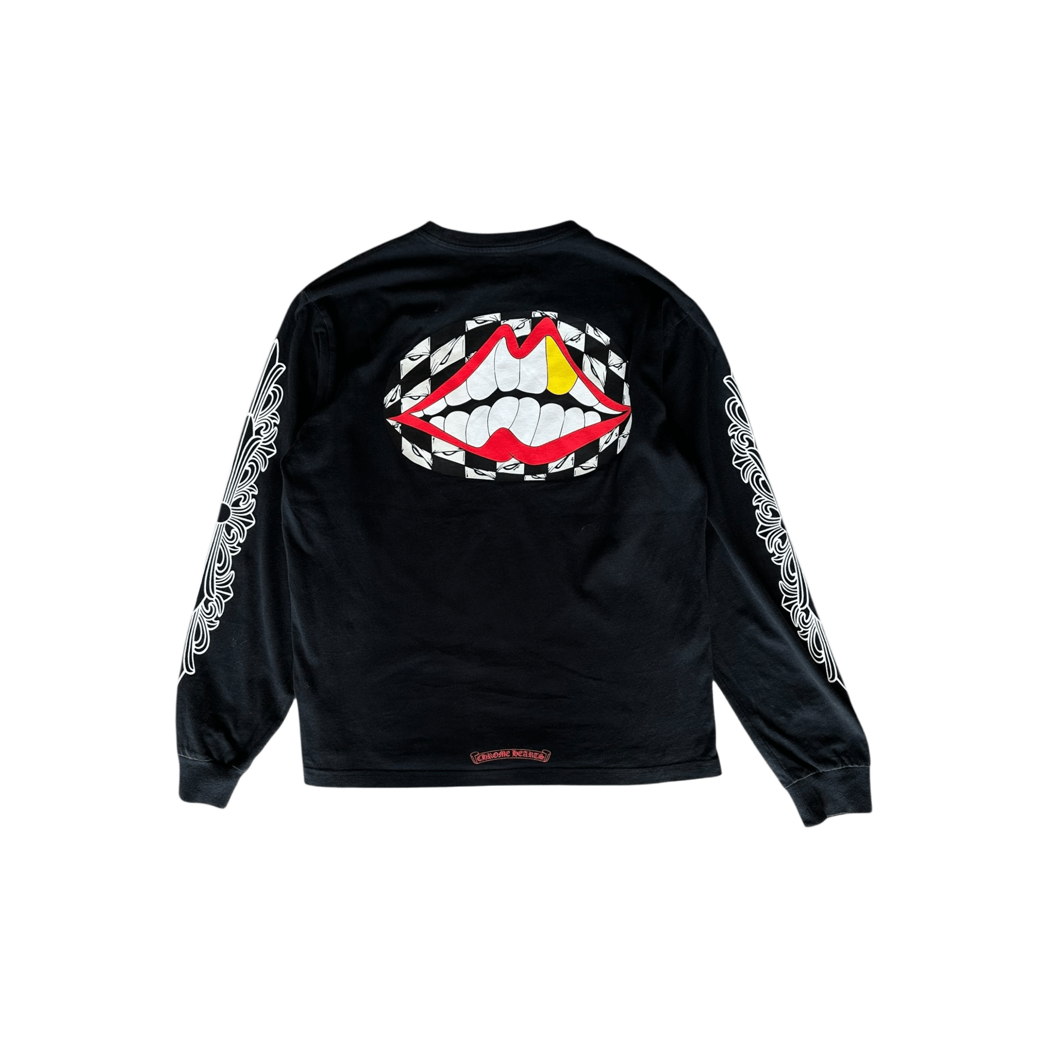 Chrome Hearts Matty Boy Black Chomper Longsleeve T-Shirt - Morely TrendsChrome Hearts Type here:)