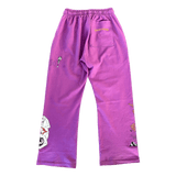 Chrome Hearts Matty Boy Purple More Not Less Sweatpants - Morely TrendsChrome Hearts Type here:)