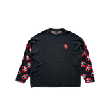 Chrome Hearts Matty Boy Black & Red Chomper Cashmere Sweater - Morely TrendsChrome Hearts Type here:)