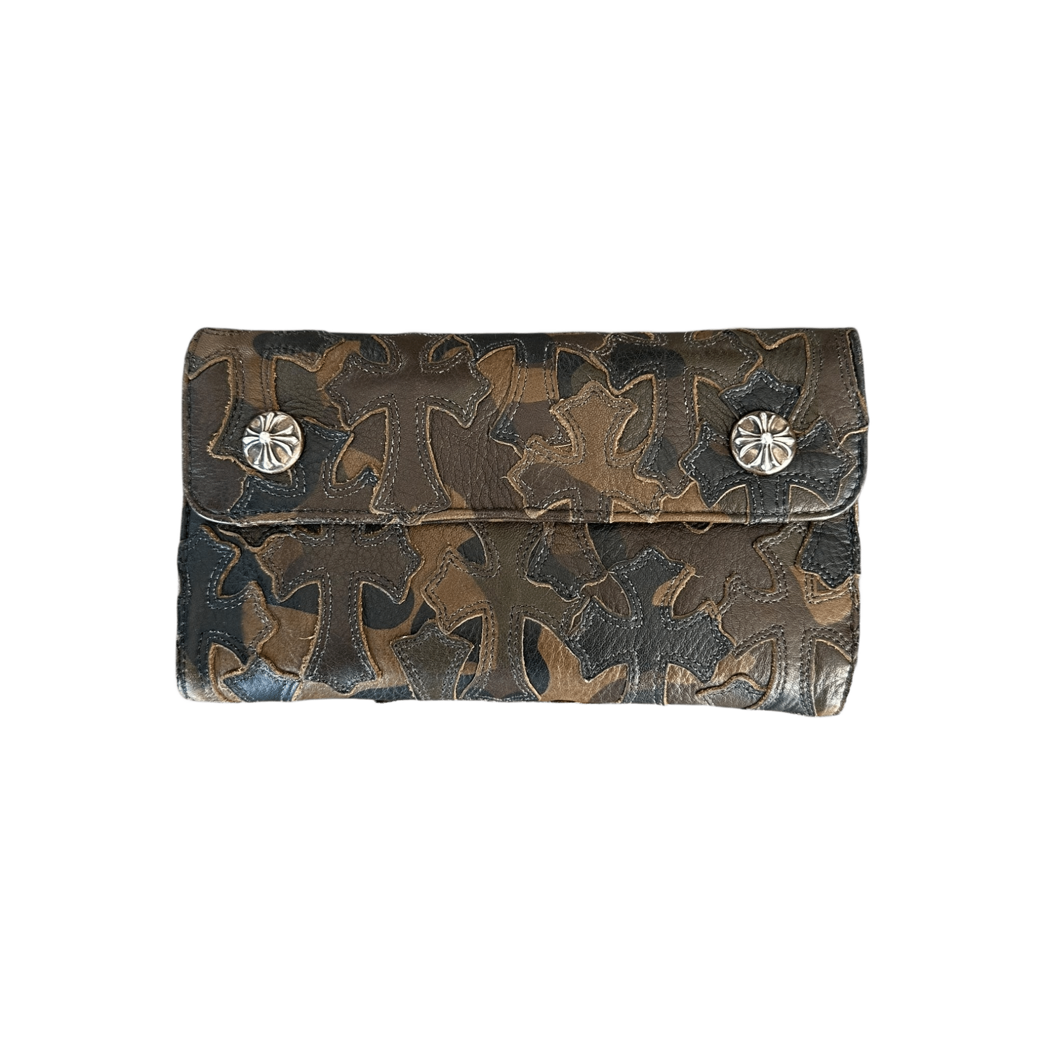 Chrome Hearts Camouflage Cross Patch Wallet - Morely TrendsChrome Hearts Type here:)