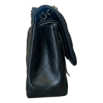 Chanel Black Lambskin Quilted Jumbo Flap Bag - Morely TrendsChanel Type here:)