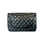 Chanel Black Lambskin Quilted Jumbo Flap Bag - Morely TrendsChanel Type here:)