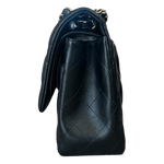 Chanel Black Lambskin Quilted Jumbo Flap Bag - Morely TrendsChanel Type here:)