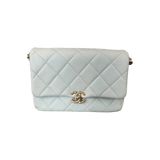 Chanel White Caviar Quilted Chain Melody Small Flap bag - Morely TrendsChanel Type here:)