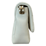 Chanel White Caviar Quilted Chain Melody Small Flap bag - Morely TrendsChanel Type here:)