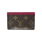 Louis Vuitton Red & Brown Monogram Cardholder - Morely TrendsLouis Vuitton Type here:)