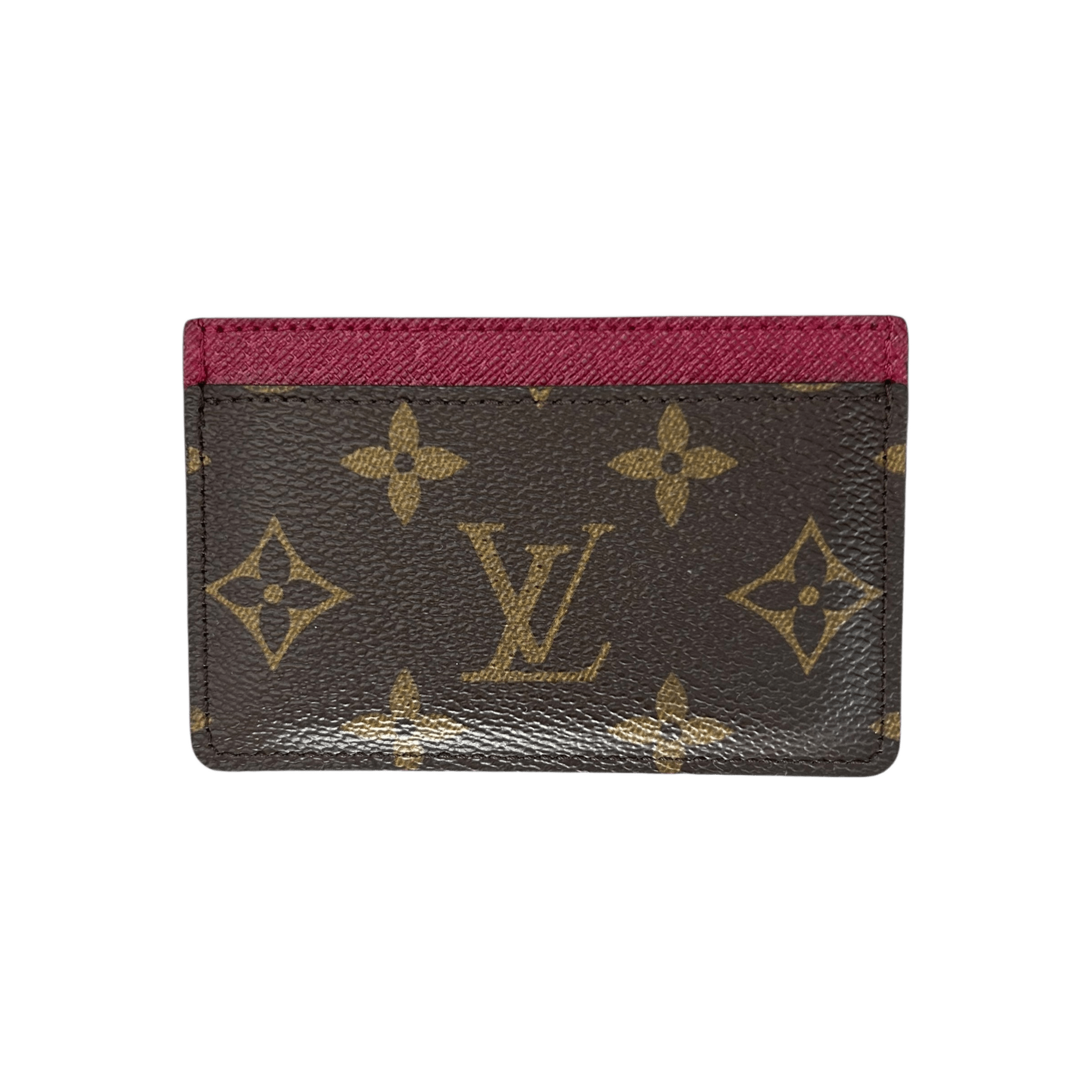 Louis Vuitton Red & Brown Monogram Cardholder - Morely TrendsLouis Vuitton Type here:)