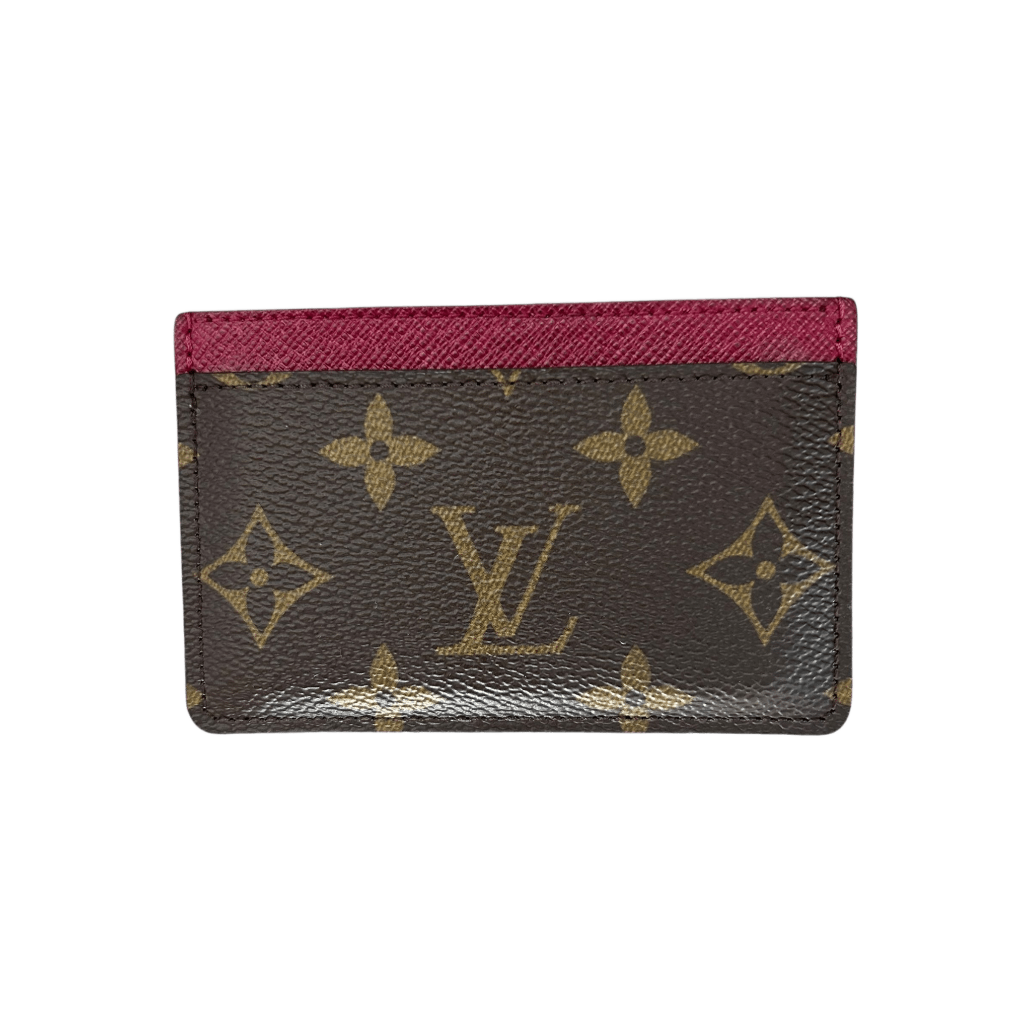 Louis Vuitton Red & Brown Monogram Cardholder - Morely TrendsLouis Vuitton Type here:)