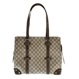 Gucci Beige & Brown GG Monogram Large Tote Bag - Morely TrendsGucci Type here:)