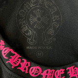 Chrome Hearts Black & Pink Neck Logo Longsleeve T-Shirt - Morely TrendsChrome Hearts Type here:)