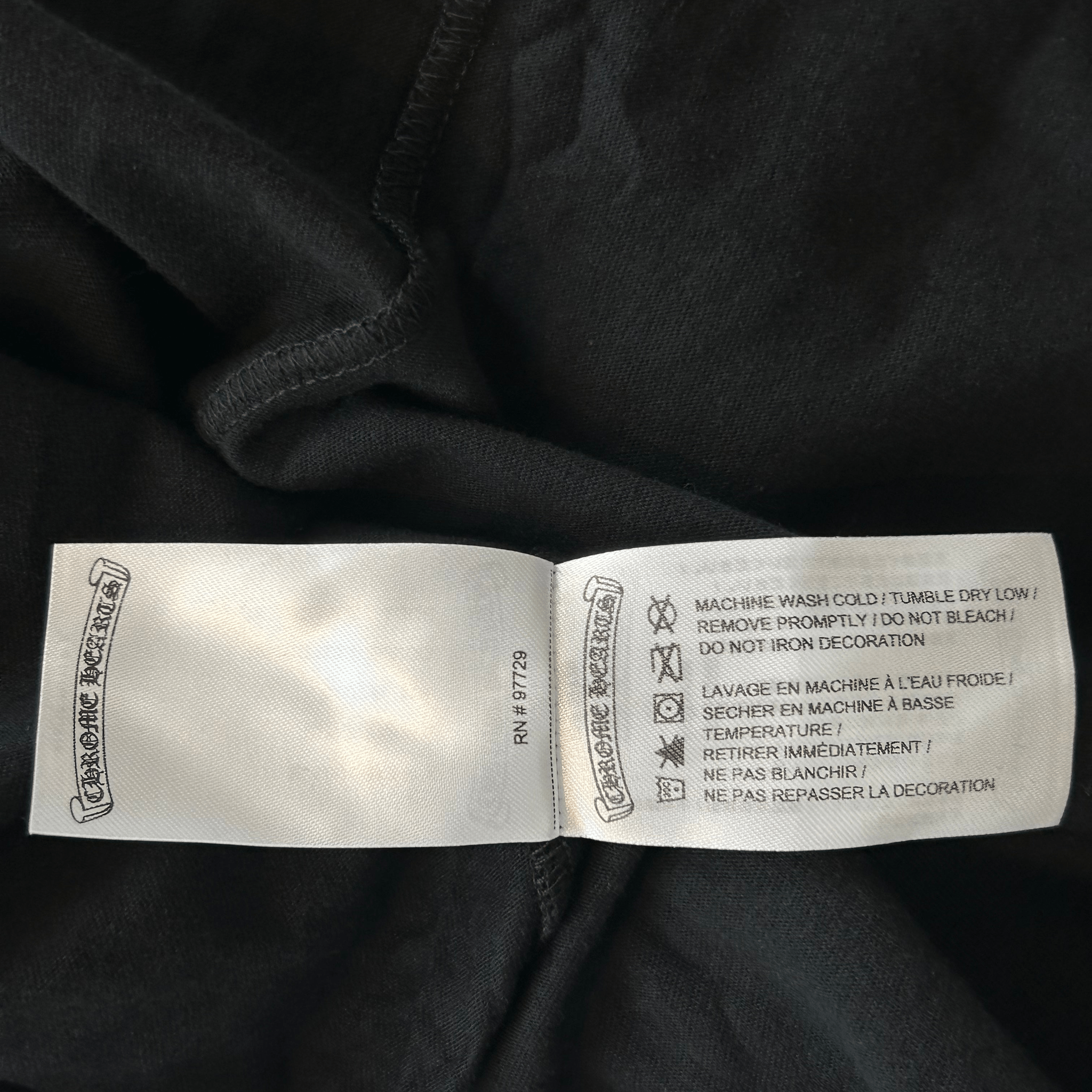 Chrome Hearts Black & Pink Neck Logo Longsleeve T-Shirt - Morely TrendsChrome Hearts Type here:)