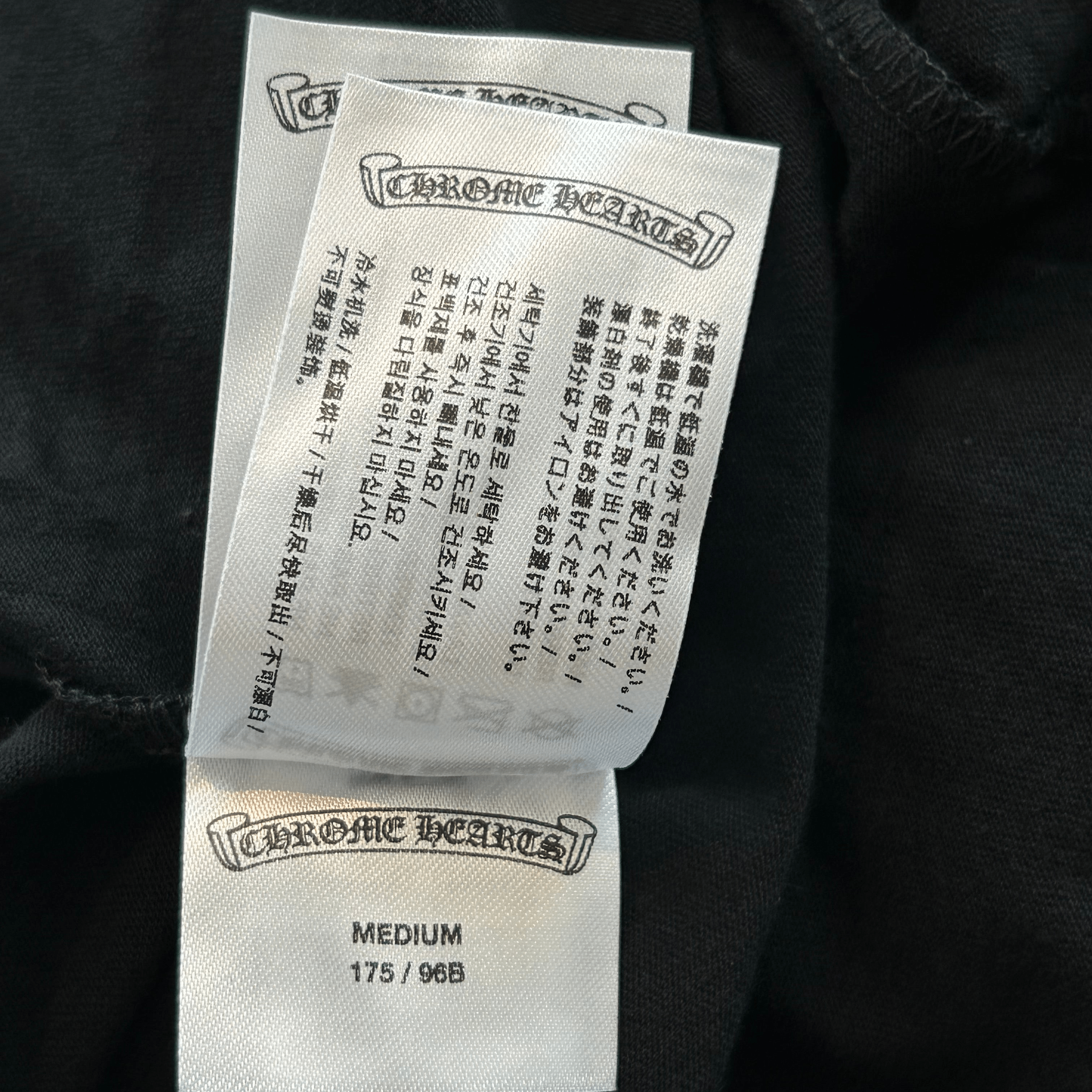 Chrome Hearts Black & Pink Neck Logo Longsleeve T-Shirt - Morely TrendsChrome Hearts Type here:)