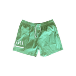 Amiri Green & White MA Bar Logo Swimshorts - Morely TrendsAmiri Type here:)