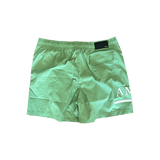 Amiri Green & White MA Bar Logo Swimshorts - Morely TrendsAmiri Type here:)
