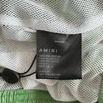 Amiri Green & White MA Bar Logo Swimshorts - Morely TrendsAmiri Type here:)