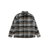 Chrome Hearts Brown & White Plaid Sherpa Jacket - Morely TrendsChrome Hearts Type here:)