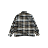 Chrome Hearts Brown & White Plaid Sherpa Jacket - Morely TrendsChrome Hearts Type here:)