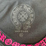 Chrome Hearts Black & Pink Neck Logo Longsleeve T-Shirt - Morely TrendsChrome Hearts Type here:)