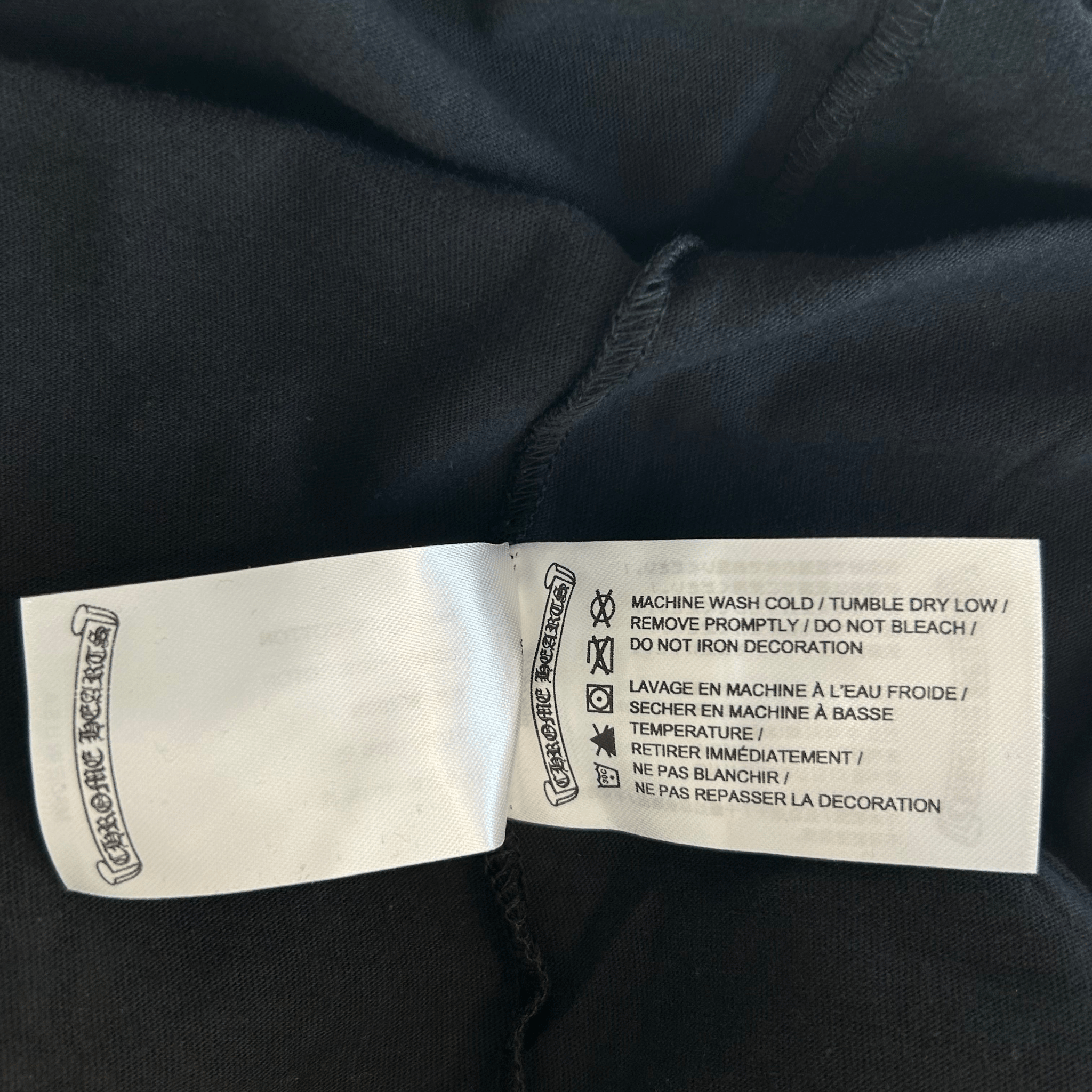 Chrome Hearts Black & Pink Neck Logo Longsleeve T-Shirt - Morely TrendsChrome Hearts Type here:)