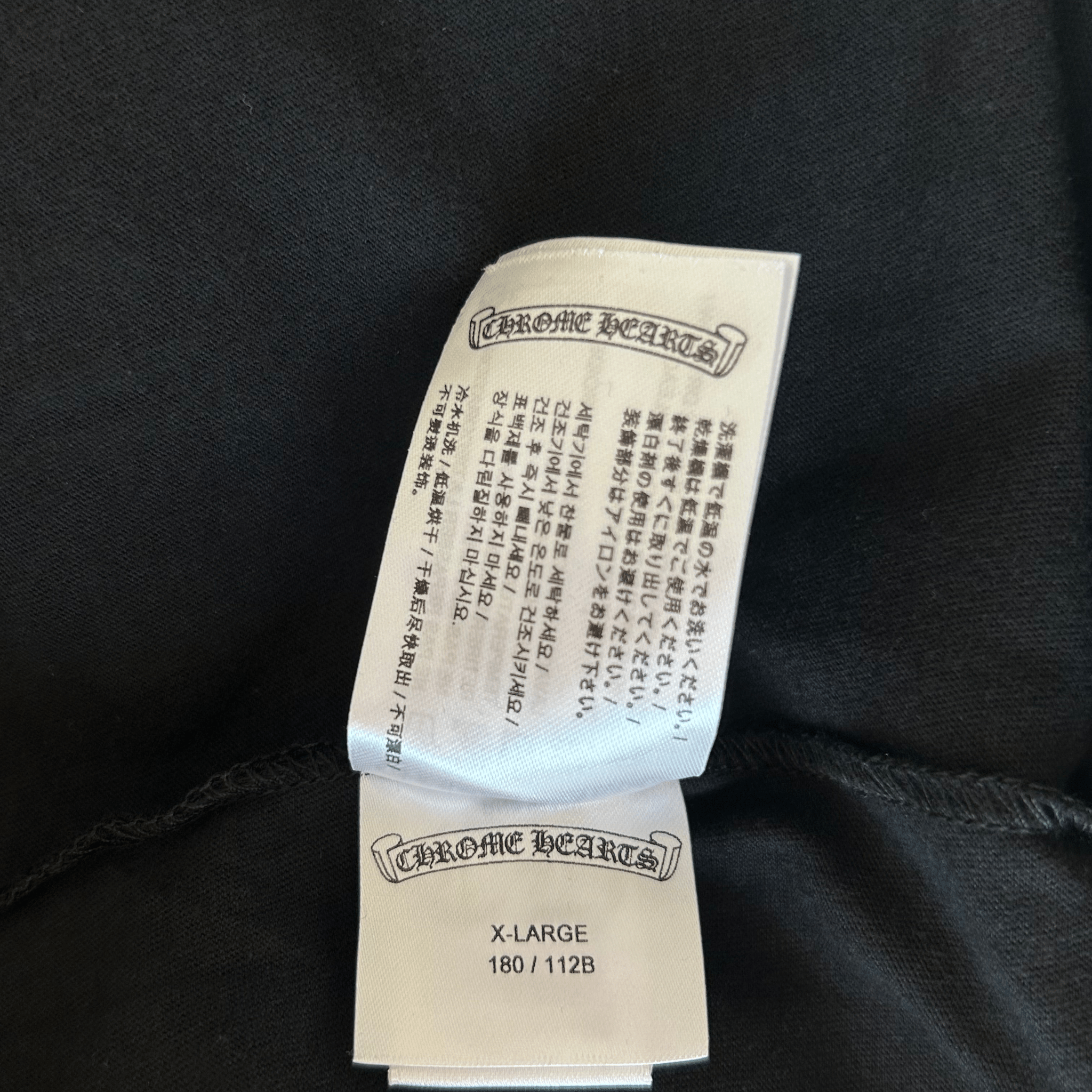 Chrome Hearts Black & Pink Neck Logo Longsleeve T-Shirt - Morely TrendsChrome Hearts Type here:)