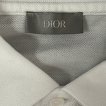 Dior Judy Blame White & Black Pin Embroidered Logo Polo T-Shirt - Morely TrendsDior Type here:)