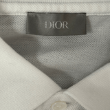 Dior Judy Blame White & Black Pin Embroidered Logo Polo T-Shirt - Morely TrendsDior Type here:)