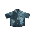 Louis Vuitton Blue Map Monogram Denim Button Up Shirt - Morely TrendsLouis Vuitton Type here:)