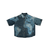 Louis Vuitton Blue Map Monogram Denim Button Up Shirt - Morely TrendsLouis Vuitton Type here:)