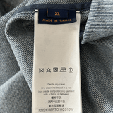 Louis Vuitton Blue Map Monogram Denim Button Up Shirt - Morely TrendsLouis Vuitton Type here:)