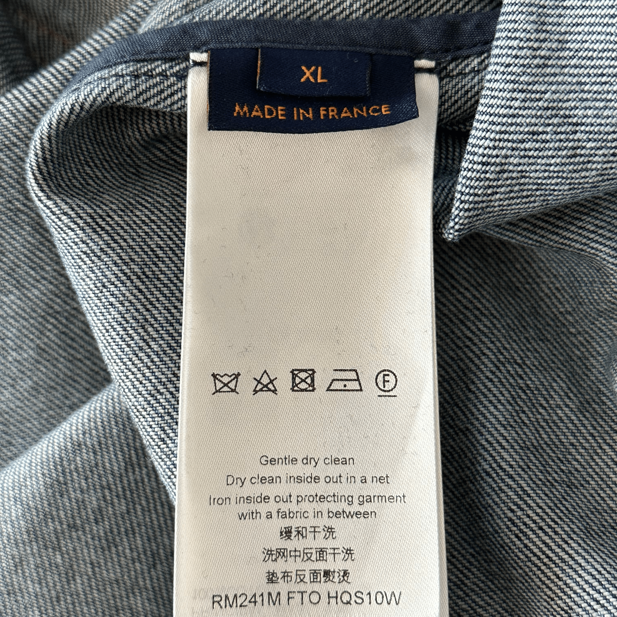 Louis Vuitton Blue Map Monogram Denim Button Up Shirt - Morely TrendsLouis Vuitton Type here:)