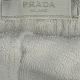 Prada White & Black Logo Towel Shorts - Morely TrendsPrada Type here:)