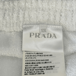 Prada White & Black Logo Towel Shorts - Morely TrendsPrada Type here:)