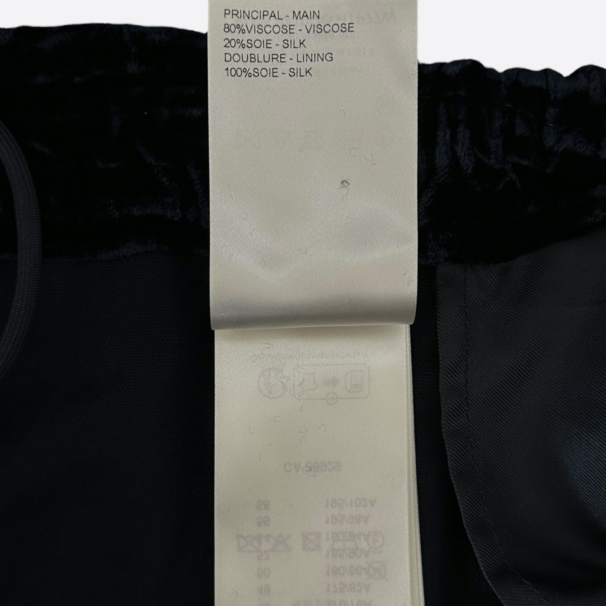 Louis Vuitton Navy Velvet Flared Track Pants - Morely TrendsLouis Vuitton Type here:)