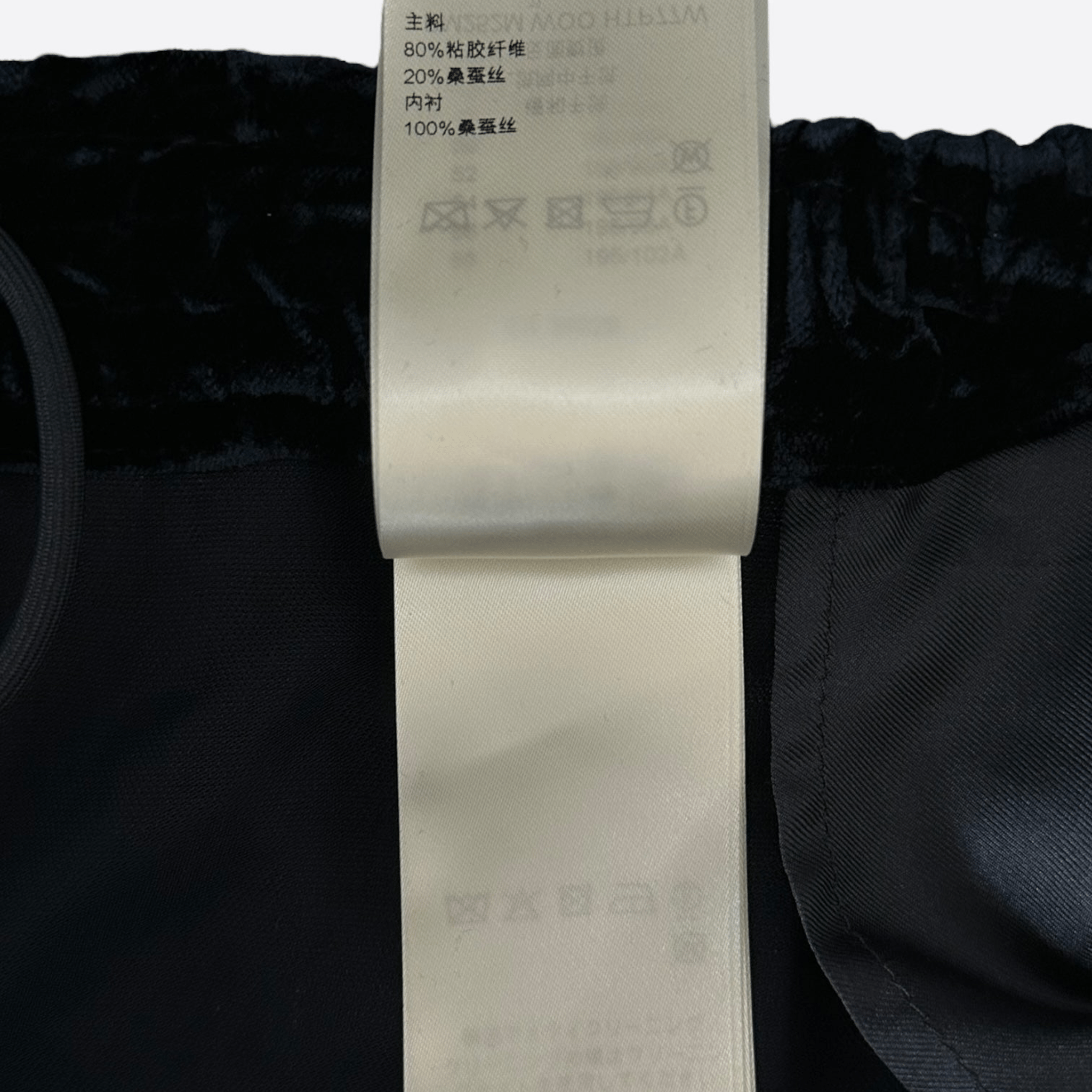 Louis Vuitton Navy Velvet Flared Track Pants - Morely TrendsLouis Vuitton Type here:)