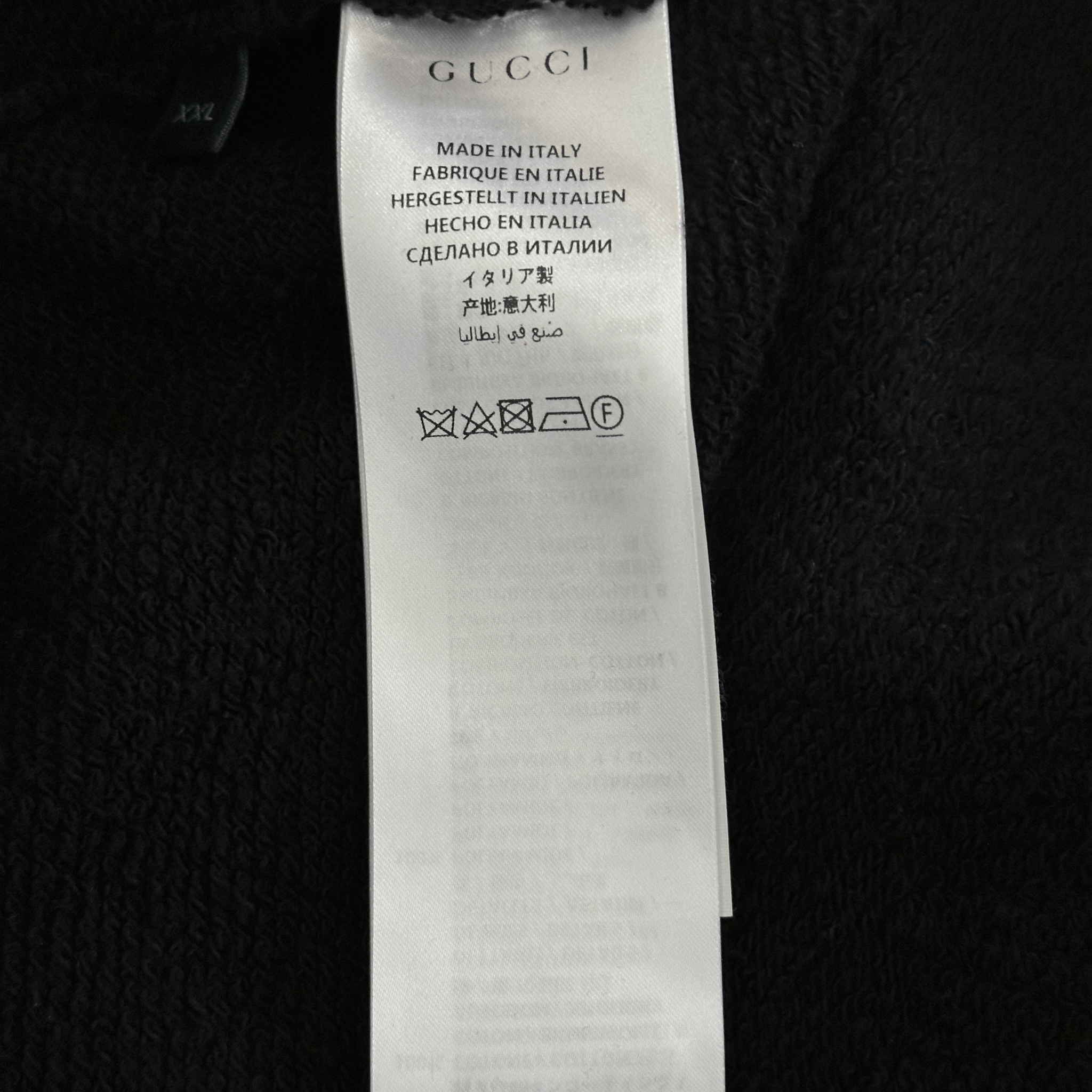 Gucci Black Sequin Blind For Love Zip Up Hoodie - Morely TrendsGucci Type here:)