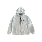 Prada White & Black Towel Logo Zip Up Hoodie - Morely TrendsPrada Type here:)