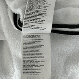 Prada White & Black Towel Logo Zip Up Hoodie - Morely TrendsPrada Type here:)